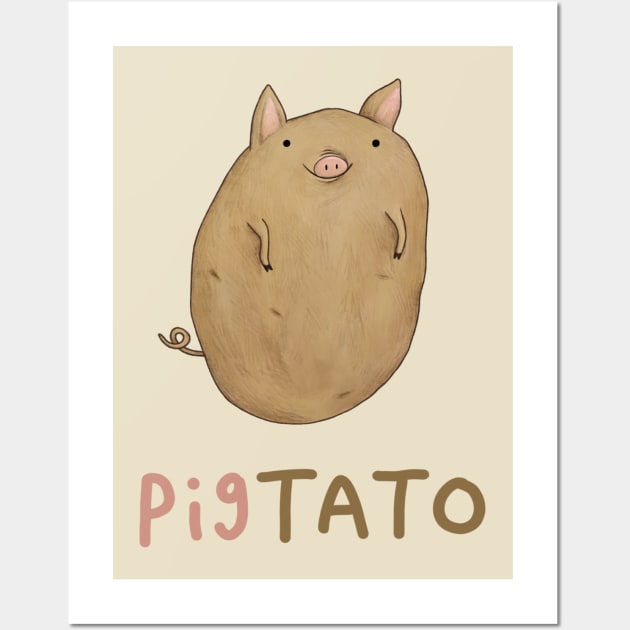 Pigtato Wall Art by Sophie Corrigan